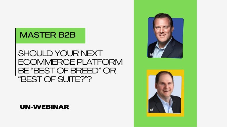 Should Your Next Ecommerce Platform Be Best Of Breed Or Best Of Suite?