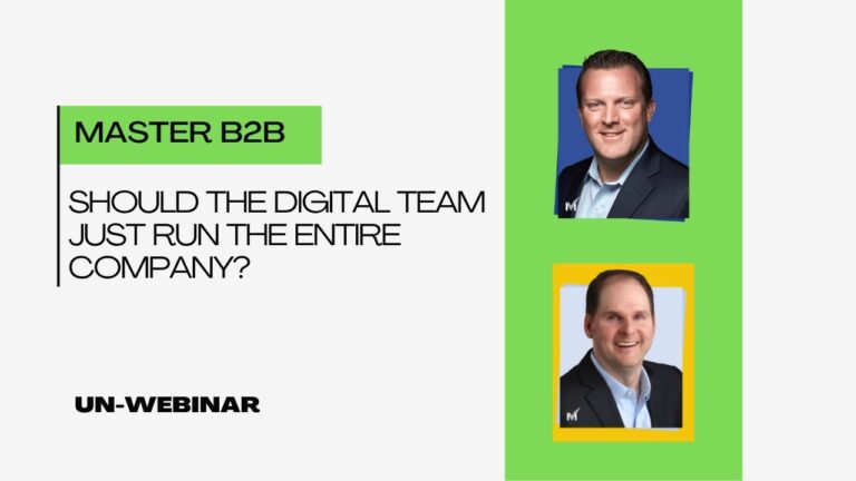 Should The Digital Team Just Run The Entire Company?