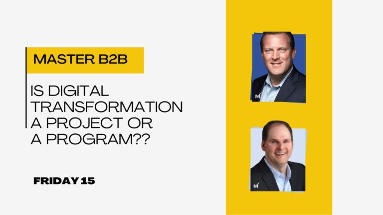 Is Digital Transformation a Project or a Program?