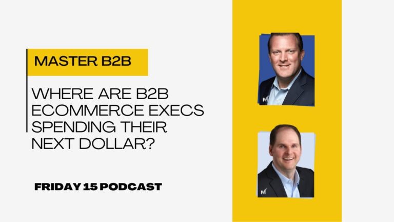 Where will B2B eCommerce execs spend their next dollar (2026 edition)